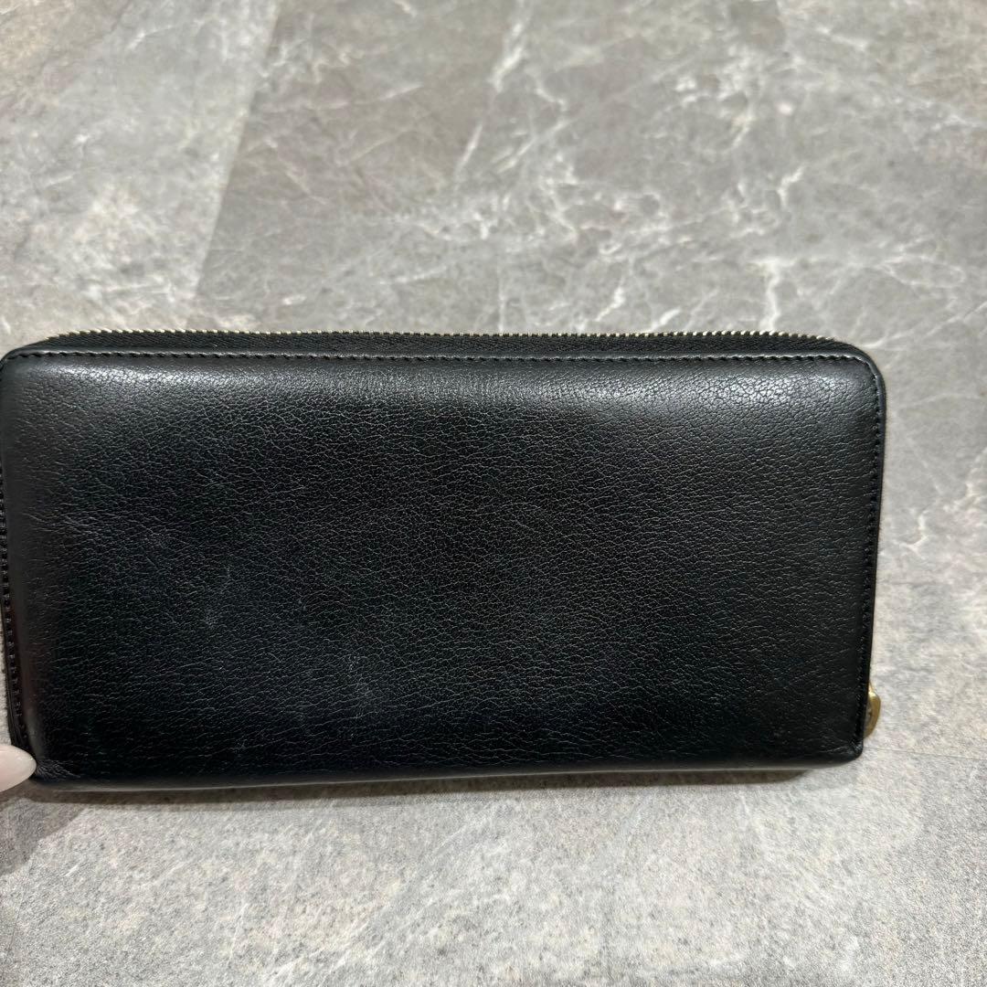 YSL サンローラン　長財布　レバーブラック