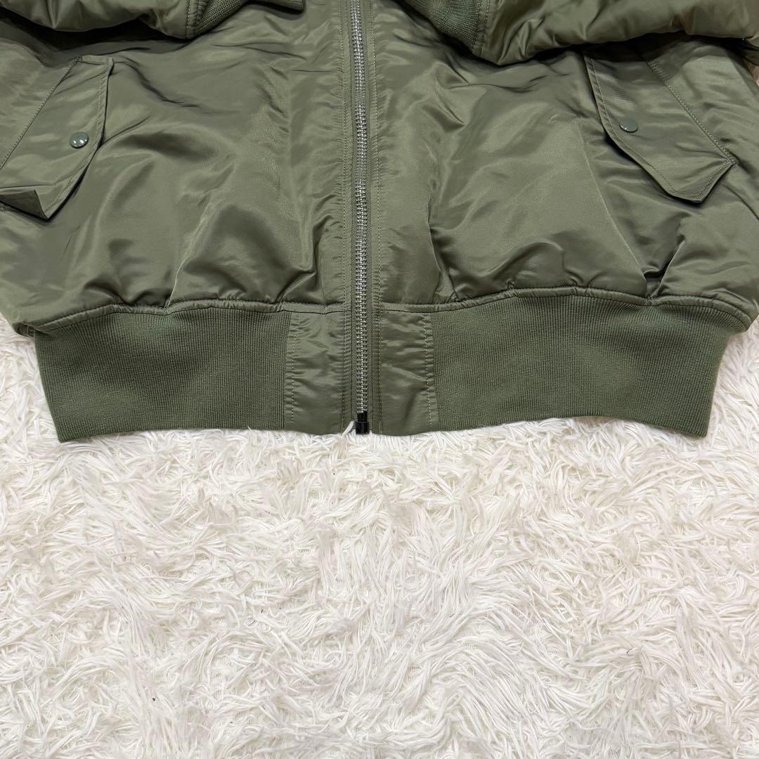 1900　アルファインダストリーズ　MA-1フライトジャケット　４L　グリーン