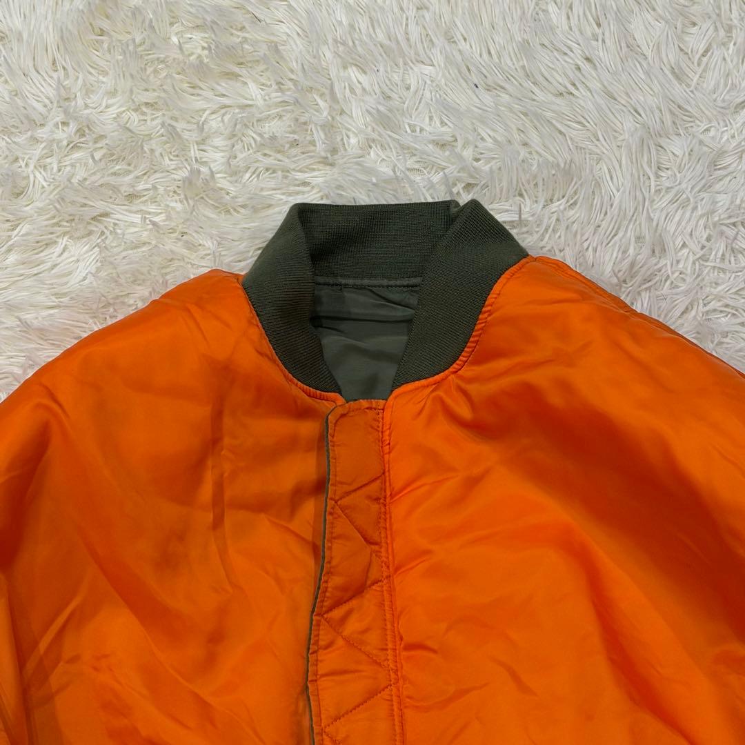 1900　アルファインダストリーズ　MA-1フライトジャケット　４L　グリーン