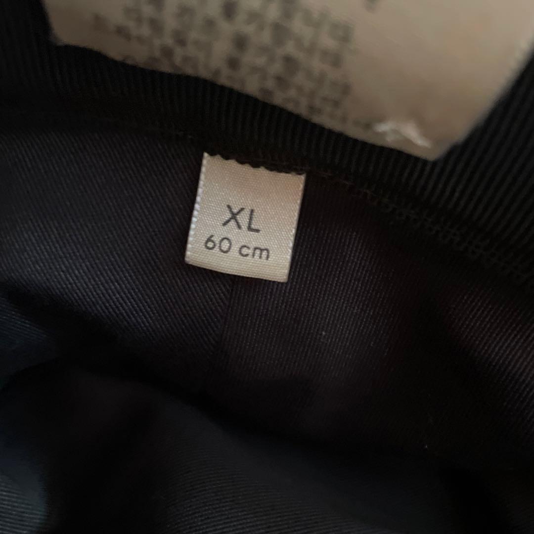 GUCCI バケットハット ブラック キャンバス