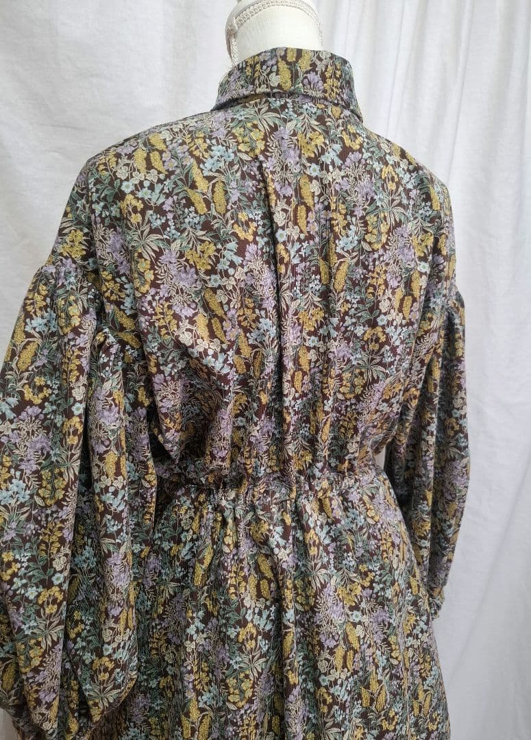 キナコ様 コーデュロイフレアワンピース