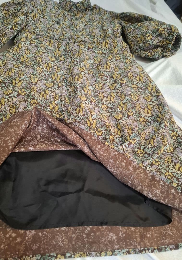 キナコ様 コーデュロイフレアワンピース