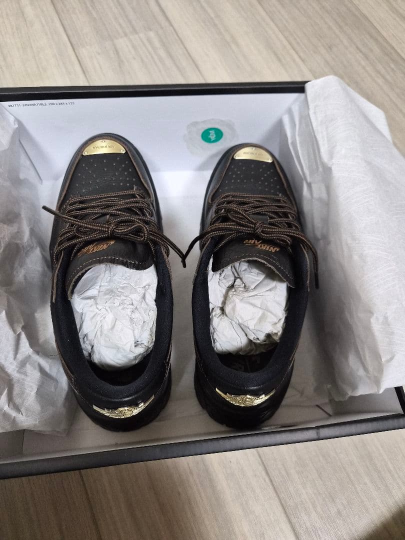 は*な様 極美品！最安値！Air Jordan ブルックリンロー ブラックスニー