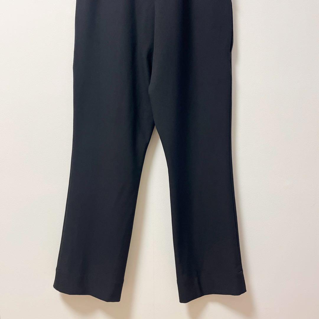 yori　サロペット　レディース　36　リボン　オールインワン　黒　裏起毛