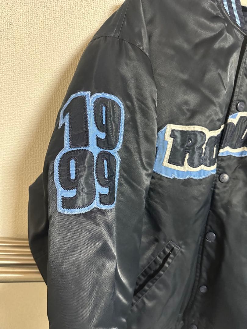 【美品】90's 00's ロカウェア　ネイビー スタジャン　XL