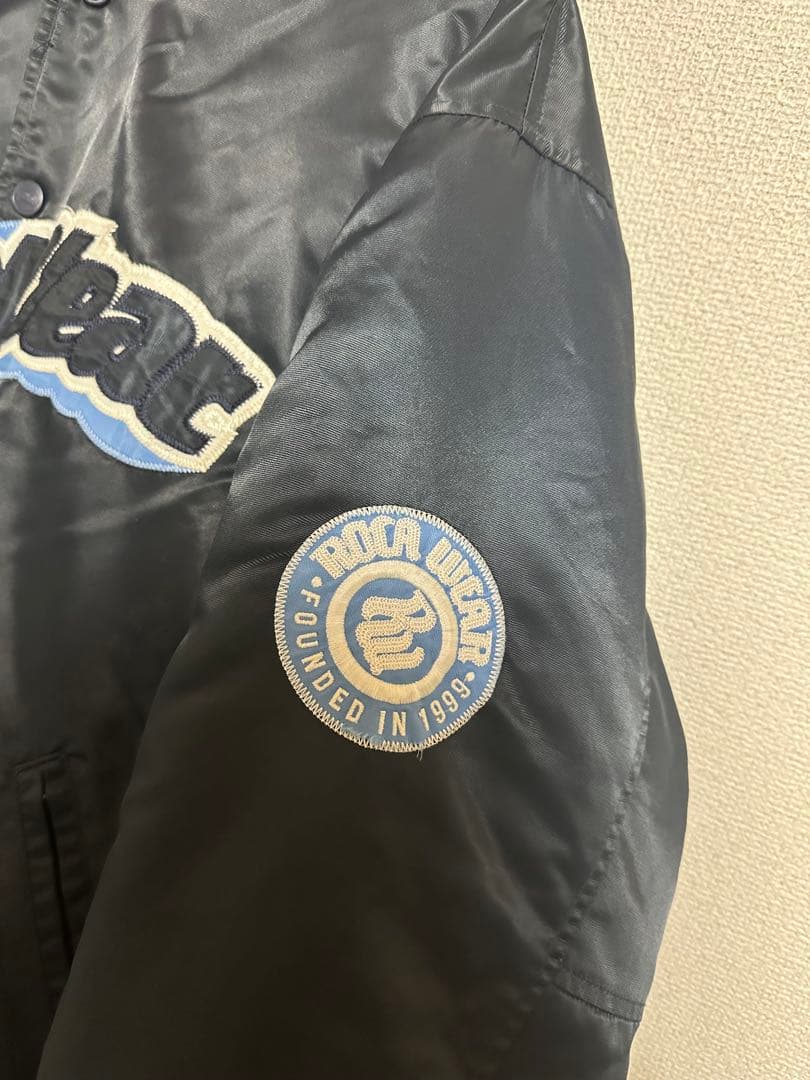 【美品】90's 00's ロカウェア　ネイビー スタジャン　XL