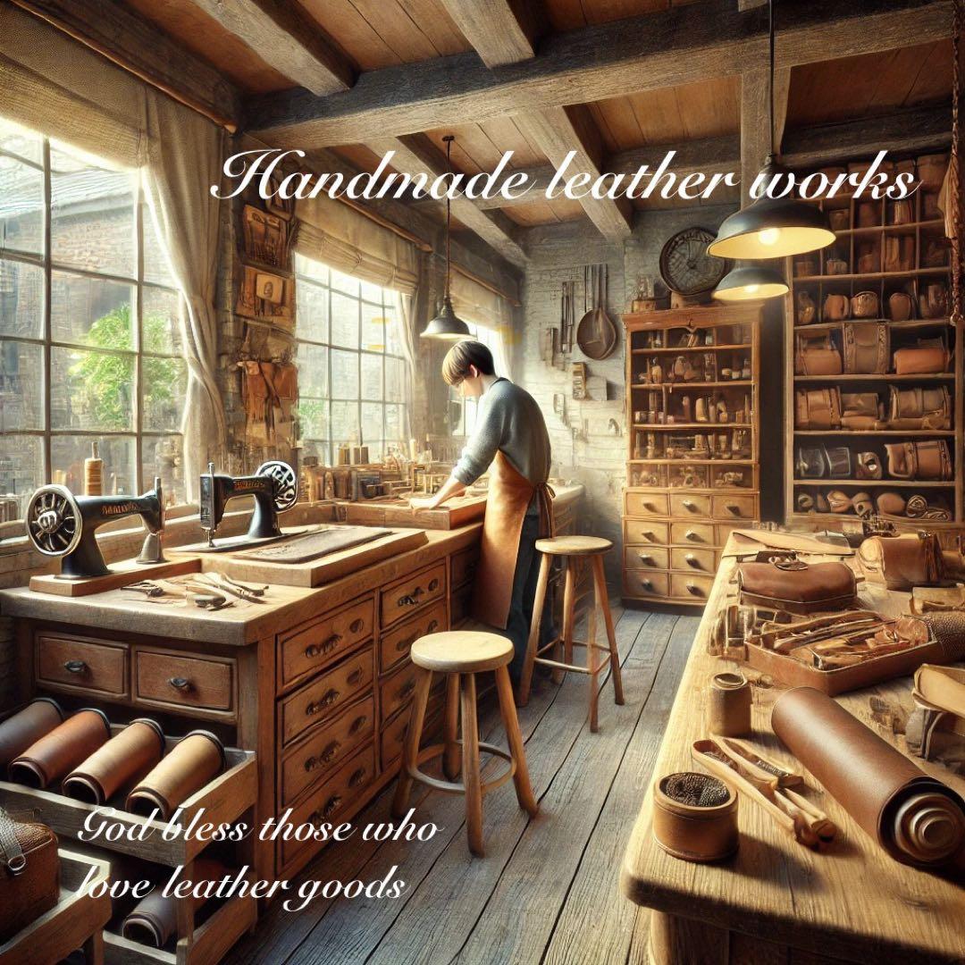 新品アウトレット　総手縫い　バッカスレザーウォレット 専用箱付　コンチョ選択可能