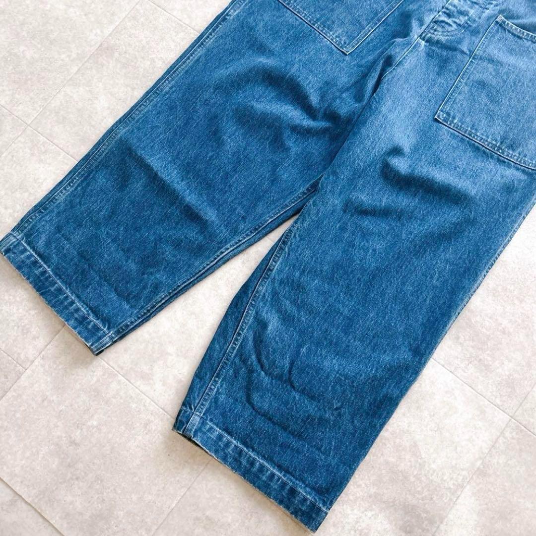 美品✨nest robe ネストローブ デニムデッキサロペット ゆったり 近年