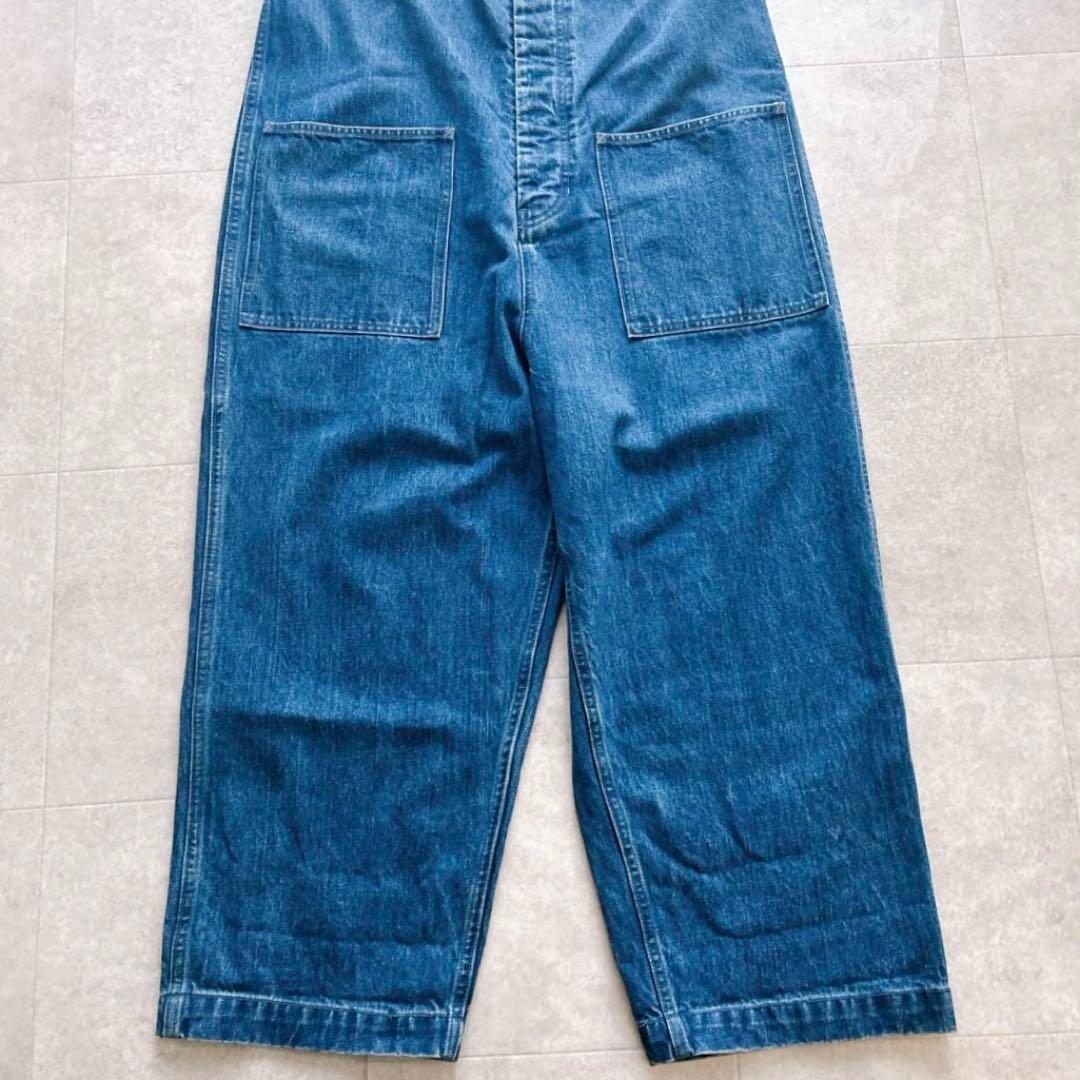 美品✨nest robe ネストローブ デニムデッキサロペット ゆったり 近年