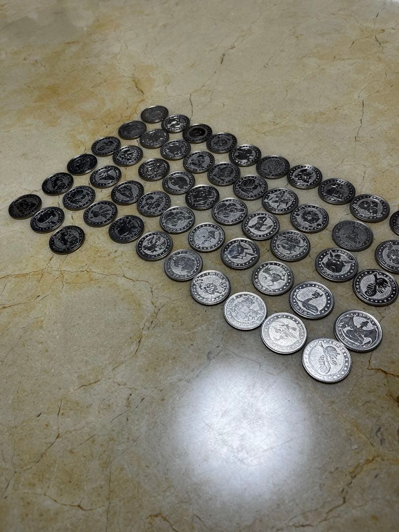 最初期 ポケモン バトル メダル　53枚明治 ジュース