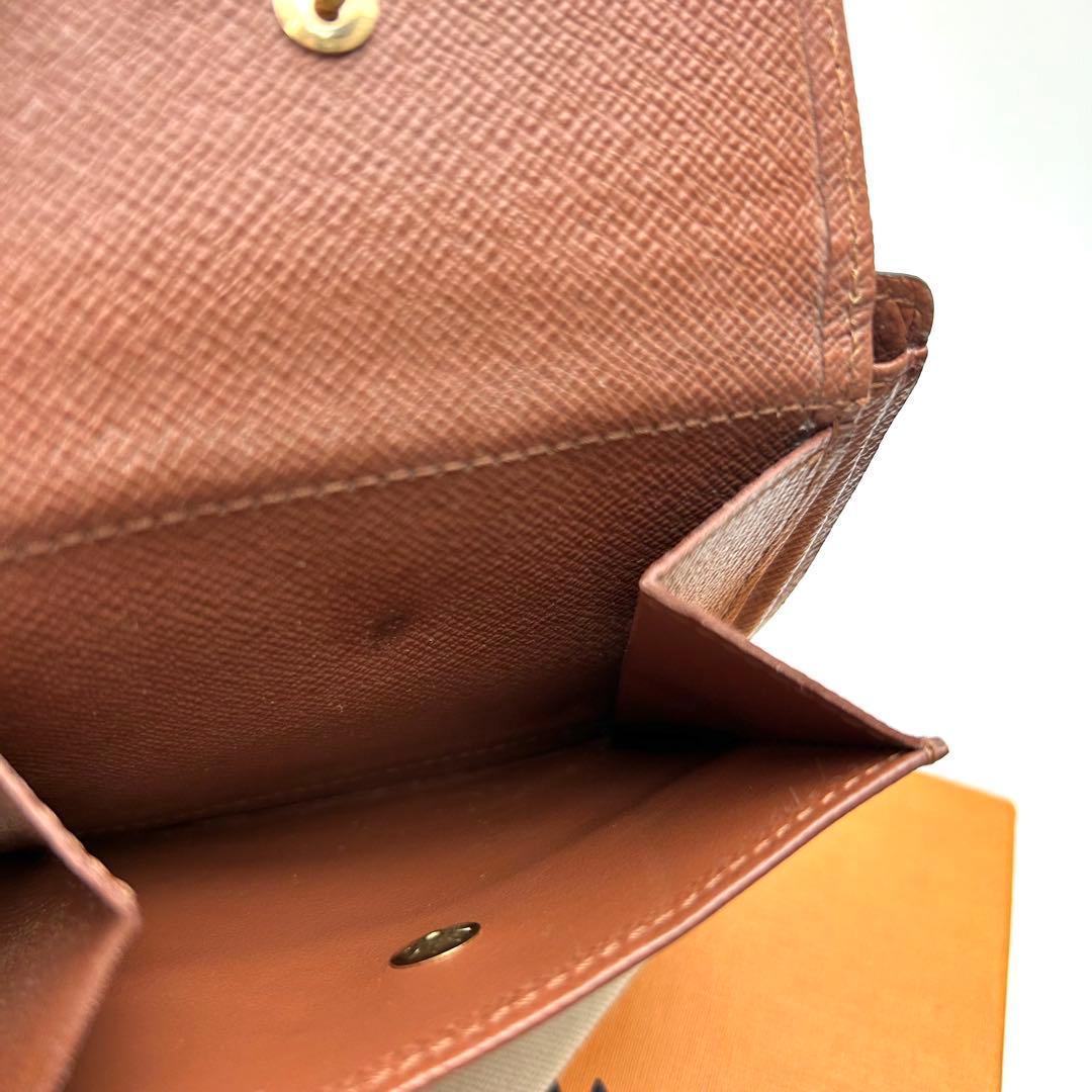 鑑定済 ルイヴィトン モノグラム 人気 2つ折財布