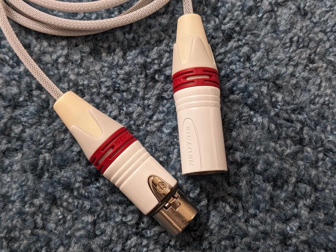 極美品 トップウイング White Signal XLR ケーブル 1.5mペア
