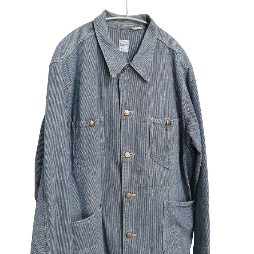 N-264 SUGARCANE シュガーケーン　ヒッコリーカバーオール　アメカジ