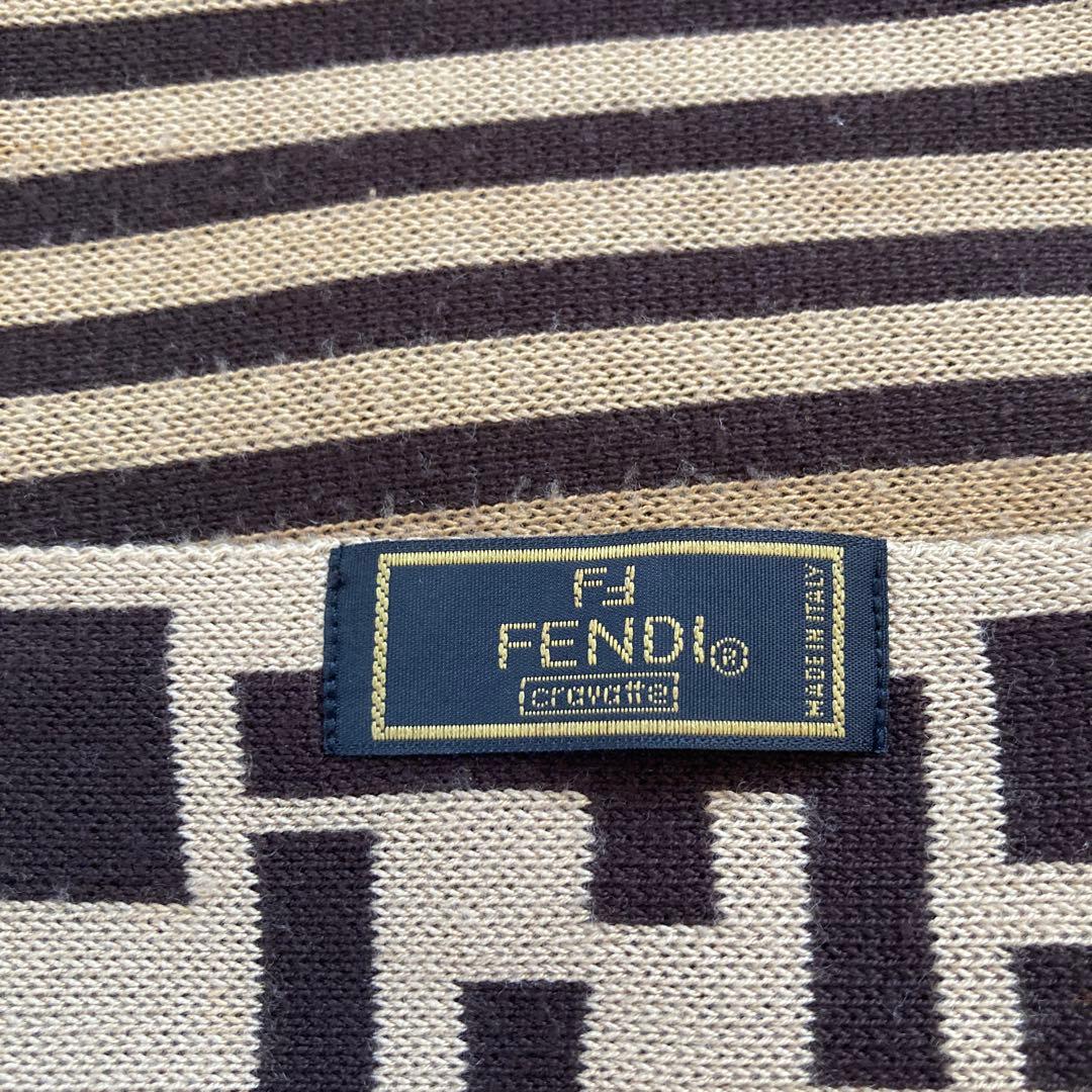 FENDI フェンディ マフラー ズッカ ペカン柄 ストール