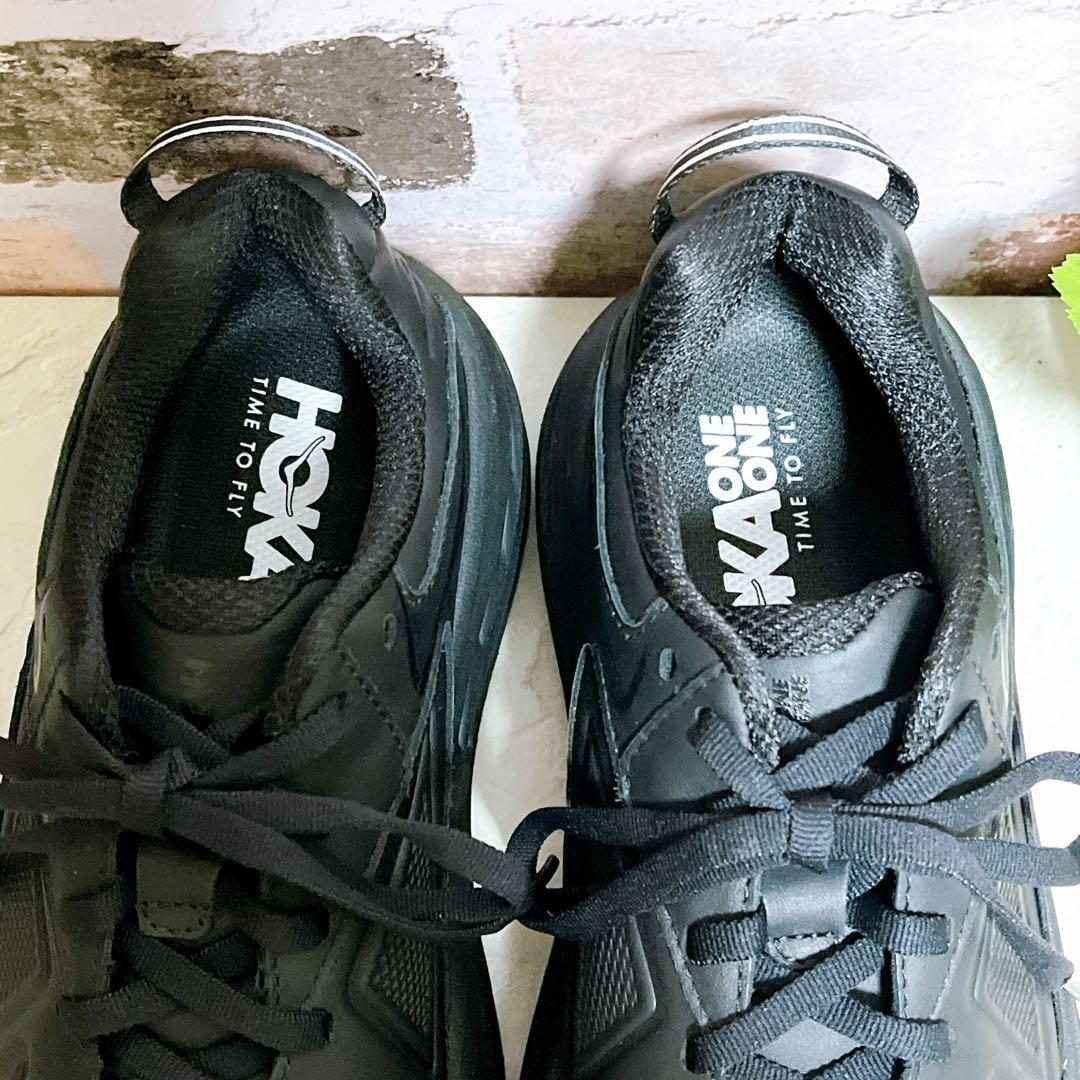 未使用級【ホカオネオネ】ランニングシューズ ボンダイ 黒 22.5 試着のみ