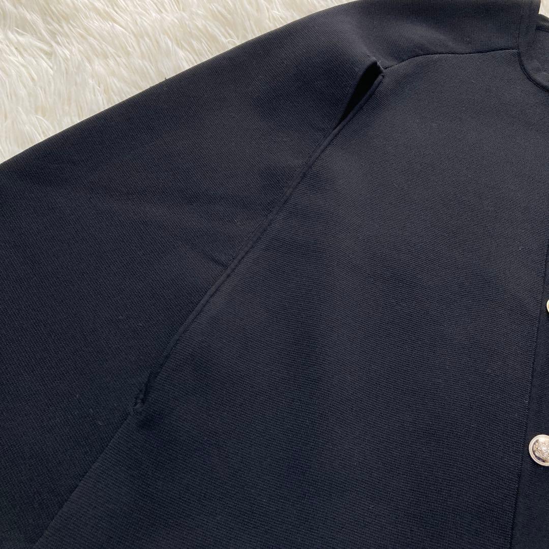 UNITED ARROWS ケープ カーディガン 金ボタン タキマキ ブラック