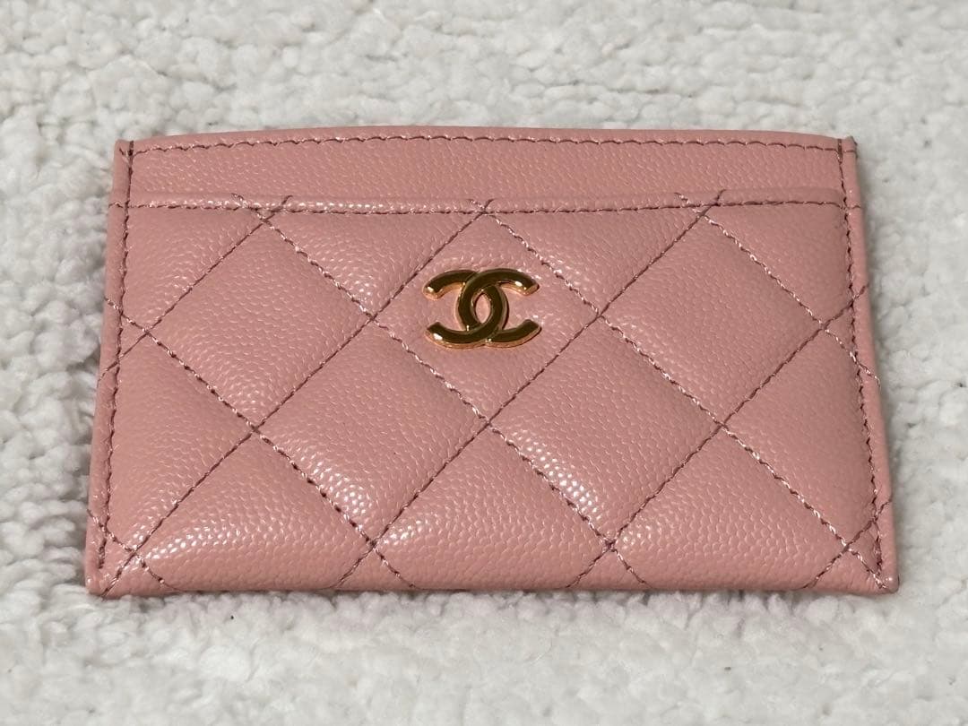 CHANEL ノベルティ　ピンク カードケース