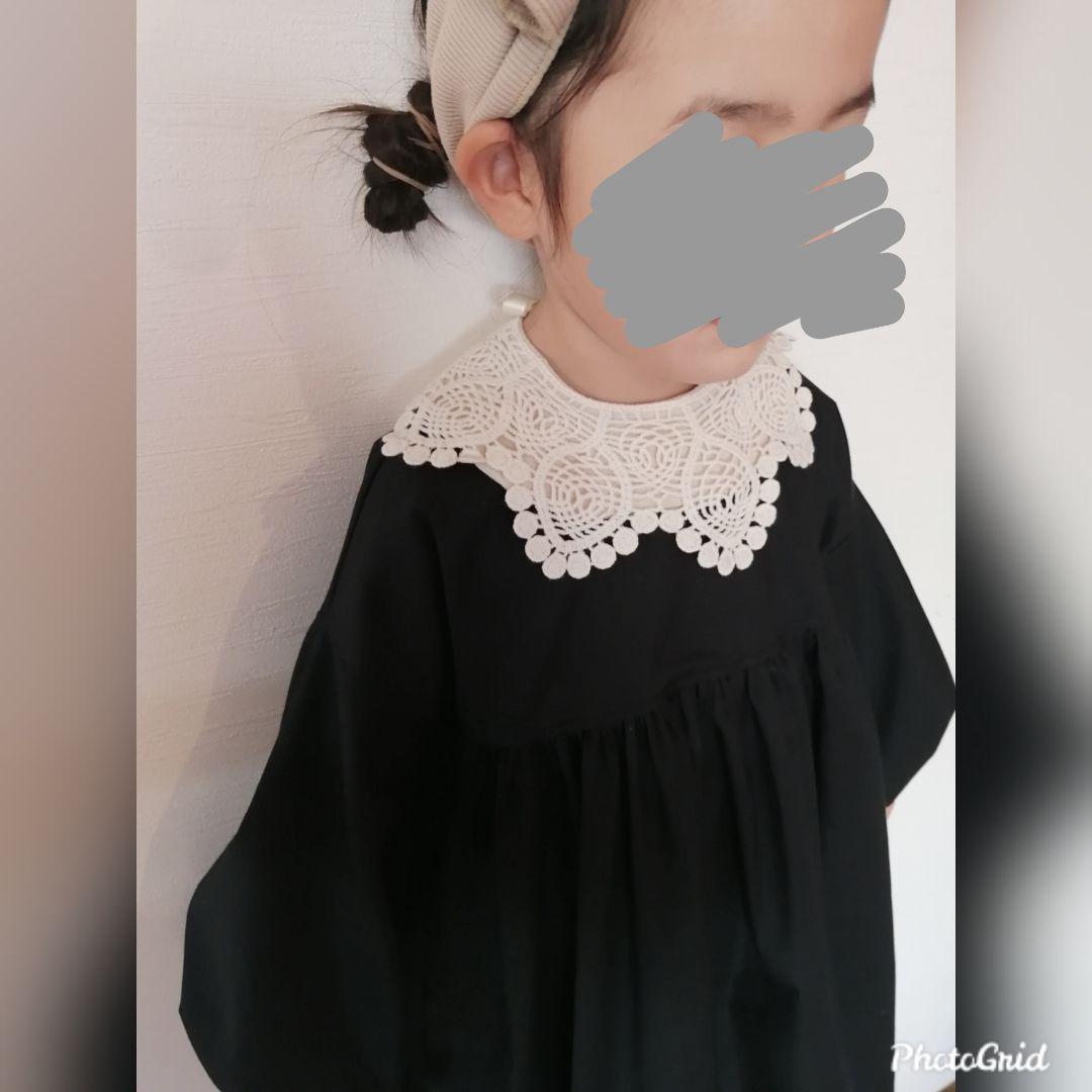 Marthaページ　90 100　ワンピース　フォーマル　付け襟