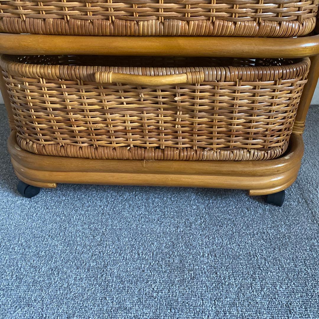 ファミリア　チェスト　棚　ラタン　籐　5000円＋送料8600円（250サイズ）