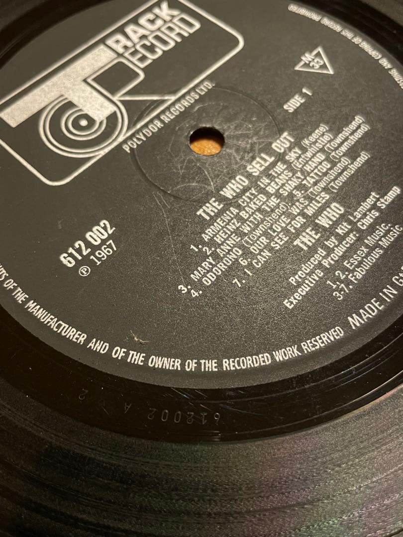 英LP The Who Sell Out UKモノラル初期盤