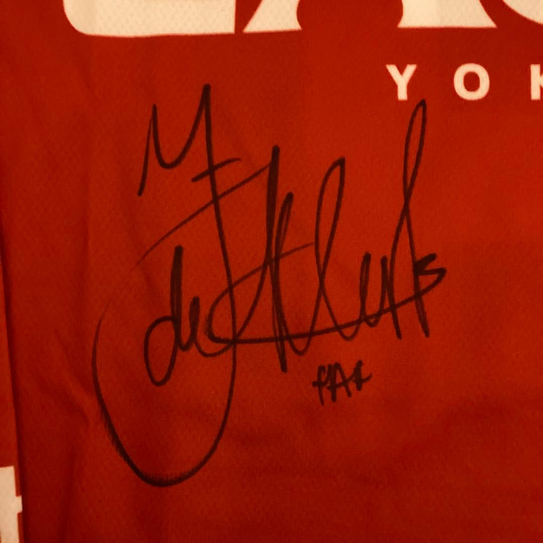デクラーク選手 直筆サイン入り キヤノン ラグビー オーバーサイズロンT