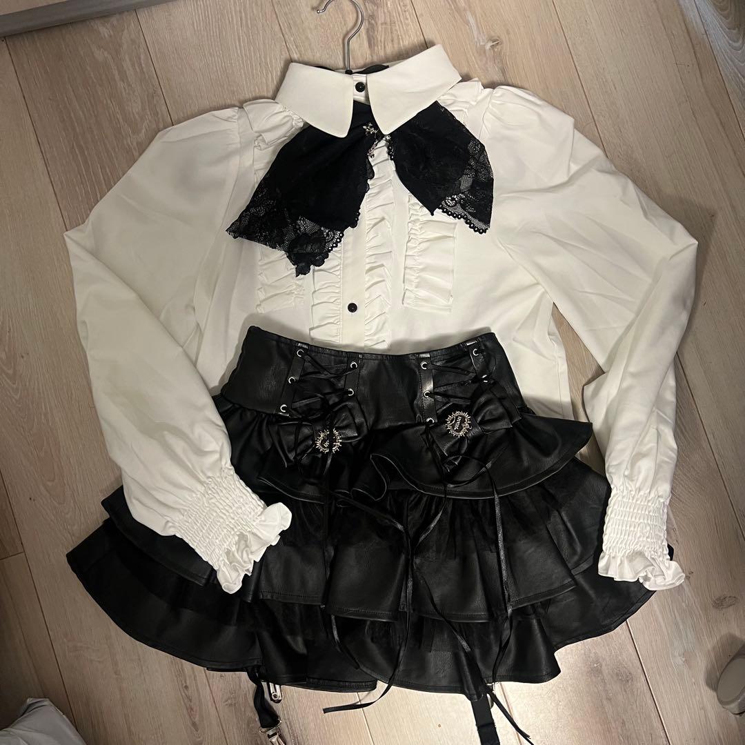 Qooza IMVAL Frill Volume Skirt 地雷系