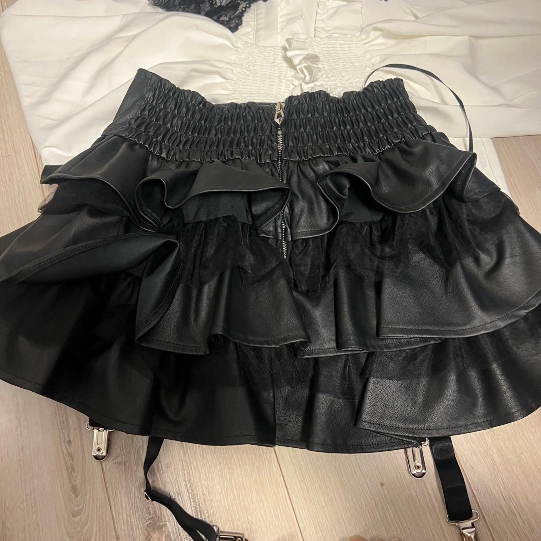 Qooza IMVAL Frill Volume Skirt 地雷系