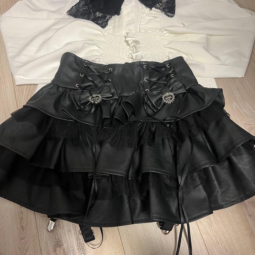 Qooza IMVAL Frill Volume Skirt 地雷系