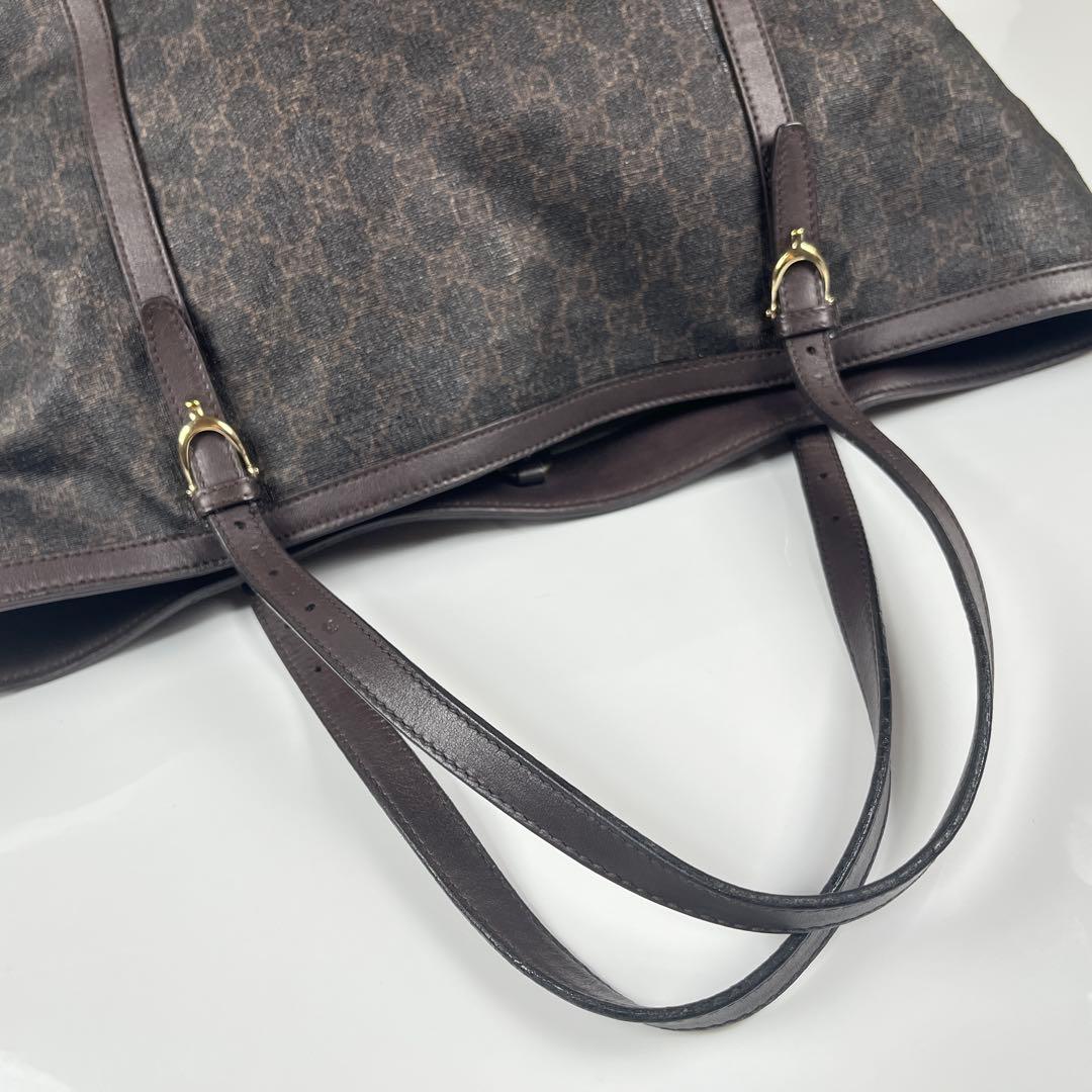 【極美品】GUCCI グッチ GGスプリーム GGプラス トートバッグ ブラウン
