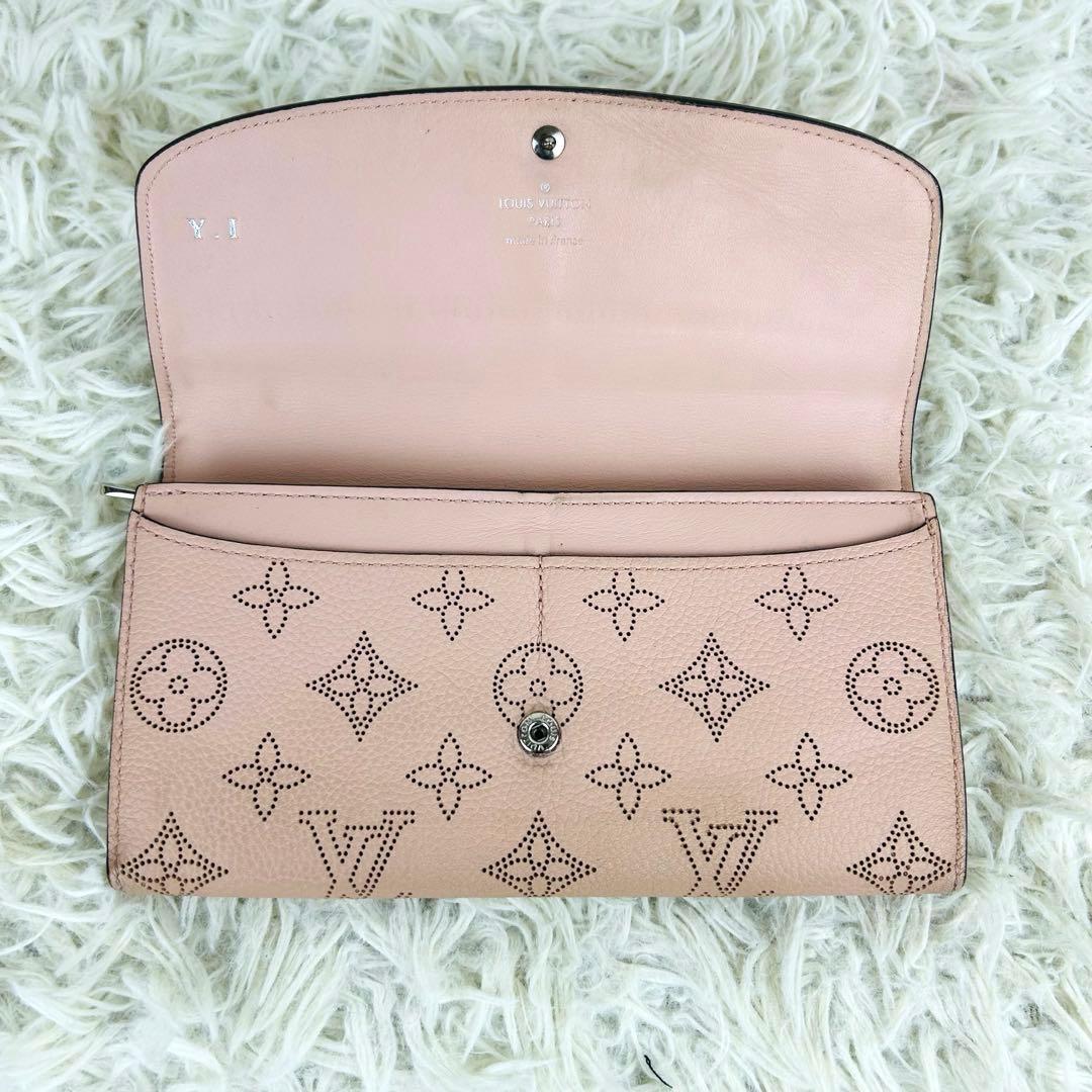 ルイヴィトン マヒナ ポルトフォイユ イリス マグノリア 長財布 M60145