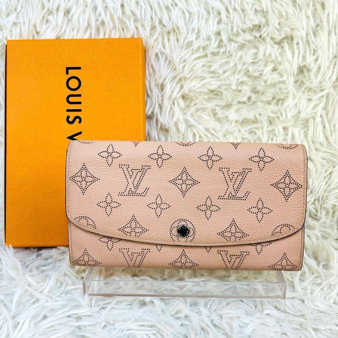 ルイヴィトン マヒナ ポルトフォイユ イリス マグノリア 長財布 M60145