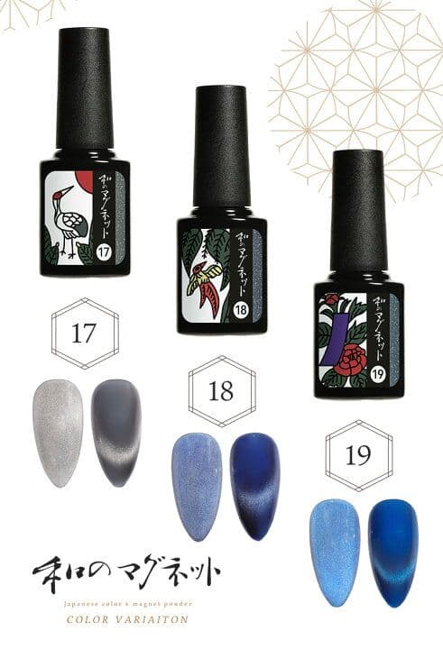 ネイル工房　和のマグネット　20本セット　和　秋　冬　ネイル　振り袖　成人式