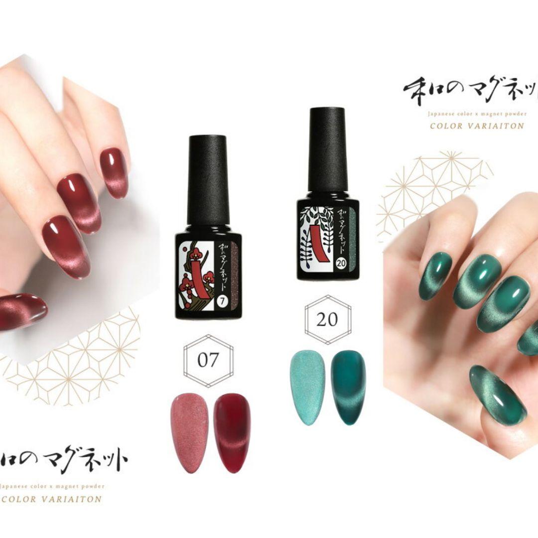 ネイル工房　和のマグネット　20本セット　和　秋　冬　ネイル　振り袖　成人式