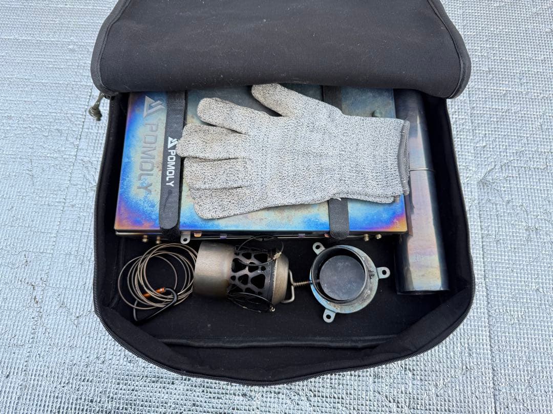 POMOLY T1 mini 3 チタンテントストーブ