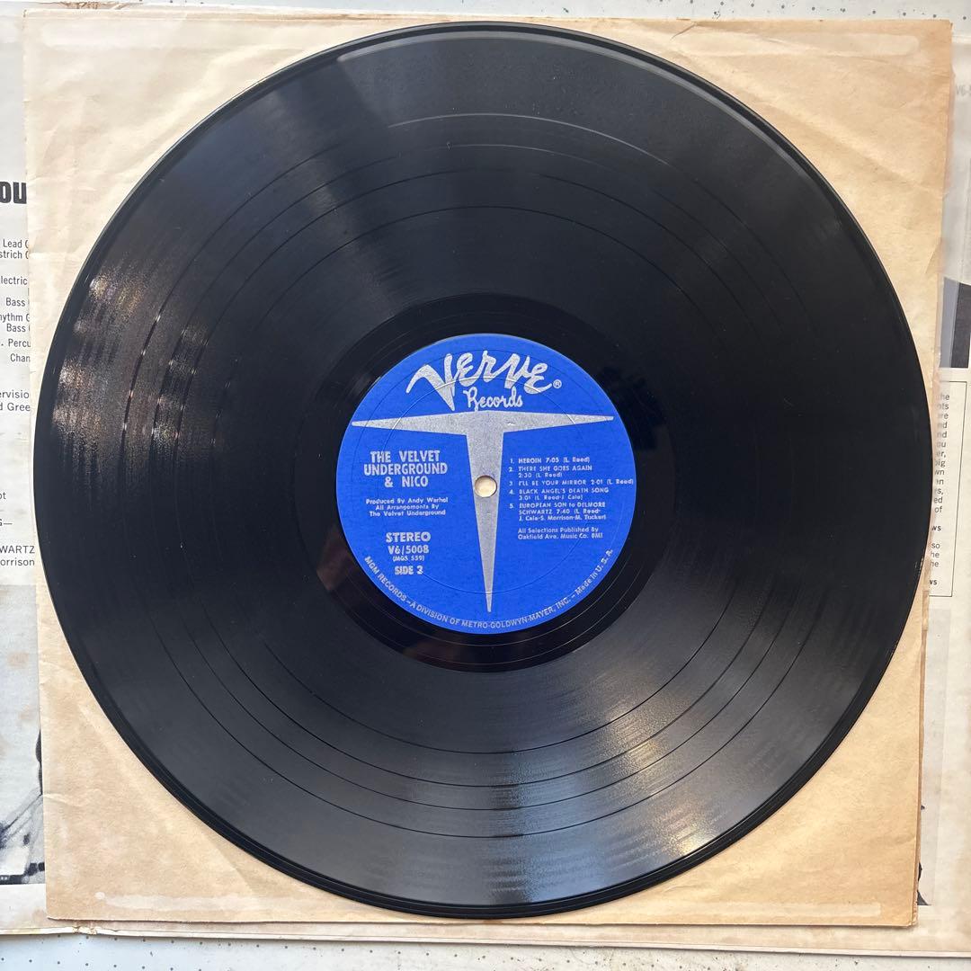 【USオリジ】 VELVET UNDERGROUND & NICO 西海岸プレス