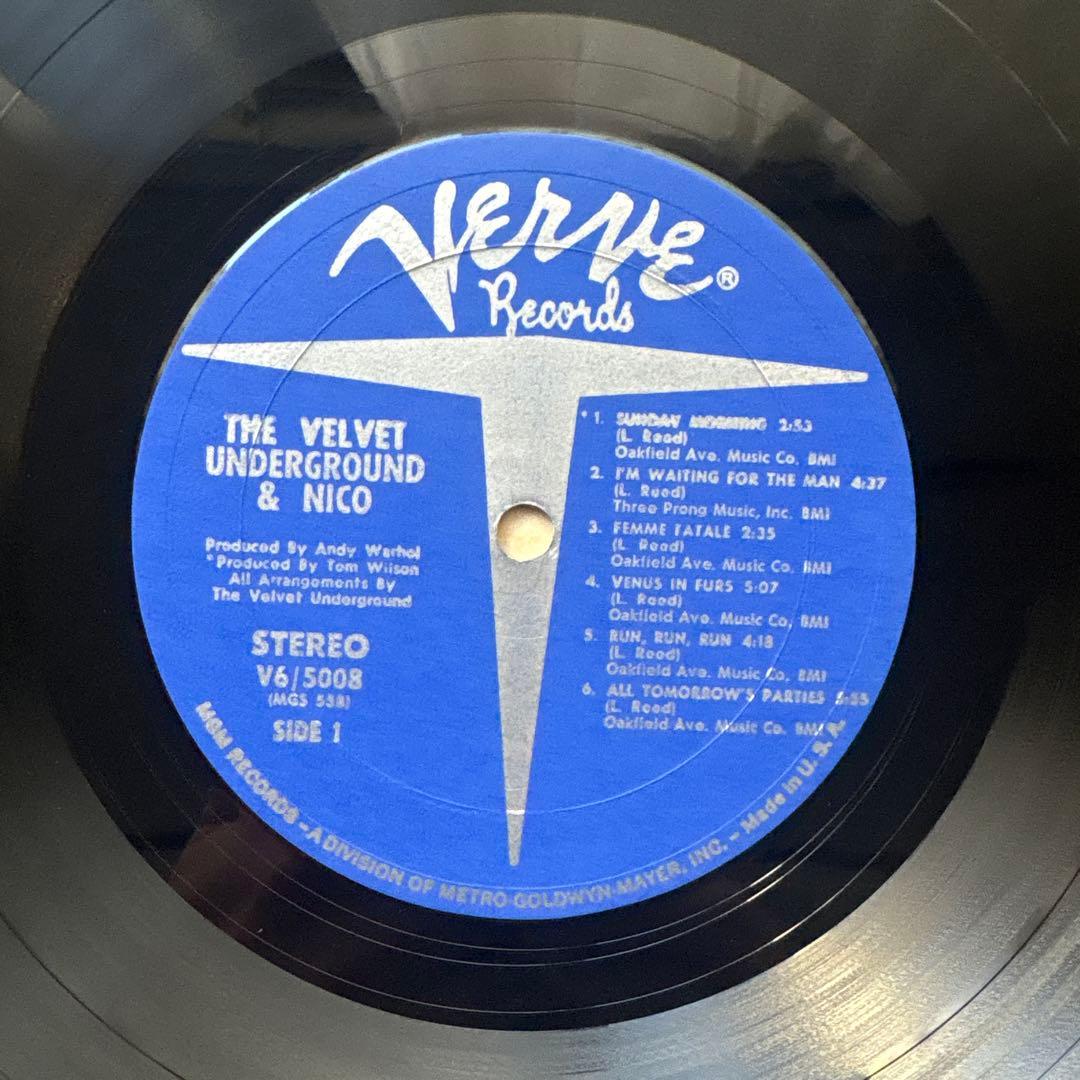 【USオリジ】 VELVET UNDERGROUND & NICO 西海岸プレス