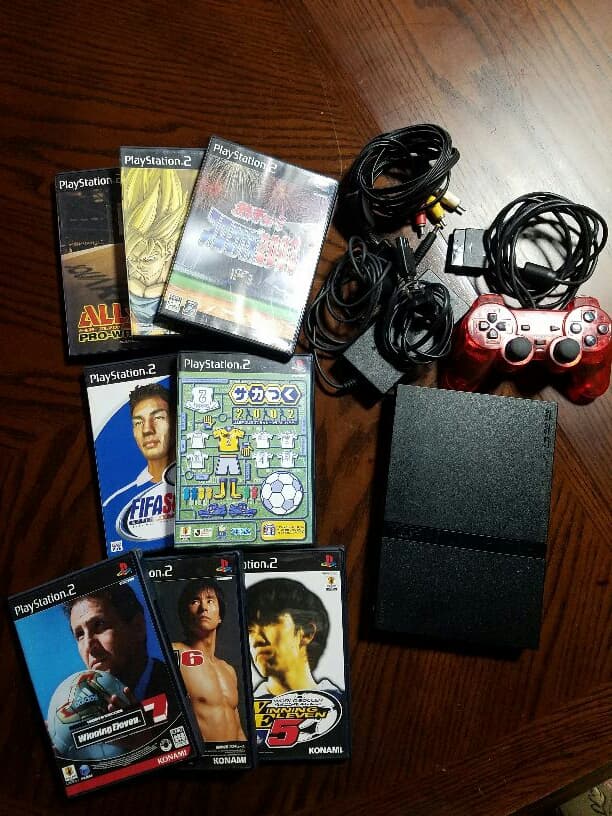 PS2本体&ソフト8本❗メモリーカード付き
