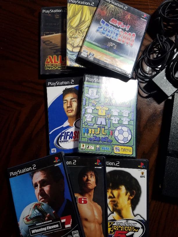 PS2本体&ソフト8本❗メモリーカード付き