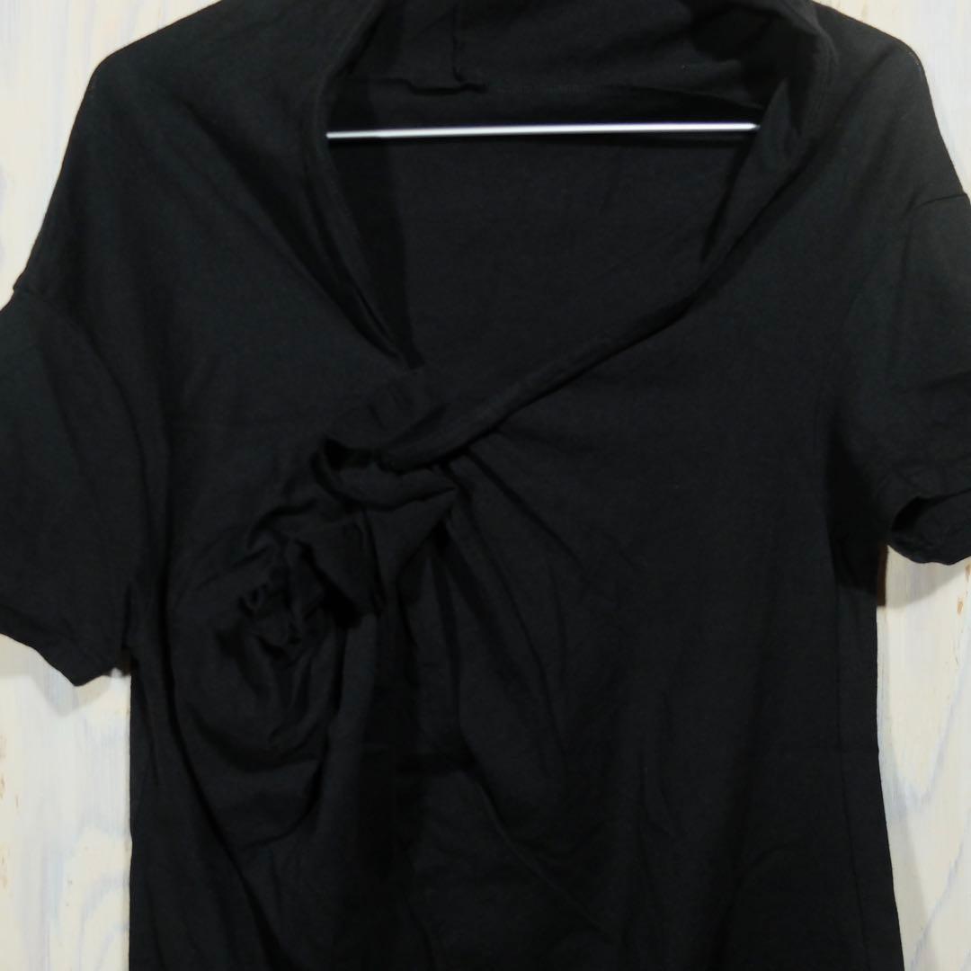 Y's ヨウジヤマモト変形カットソー　黒　サイズ2 made in Japan