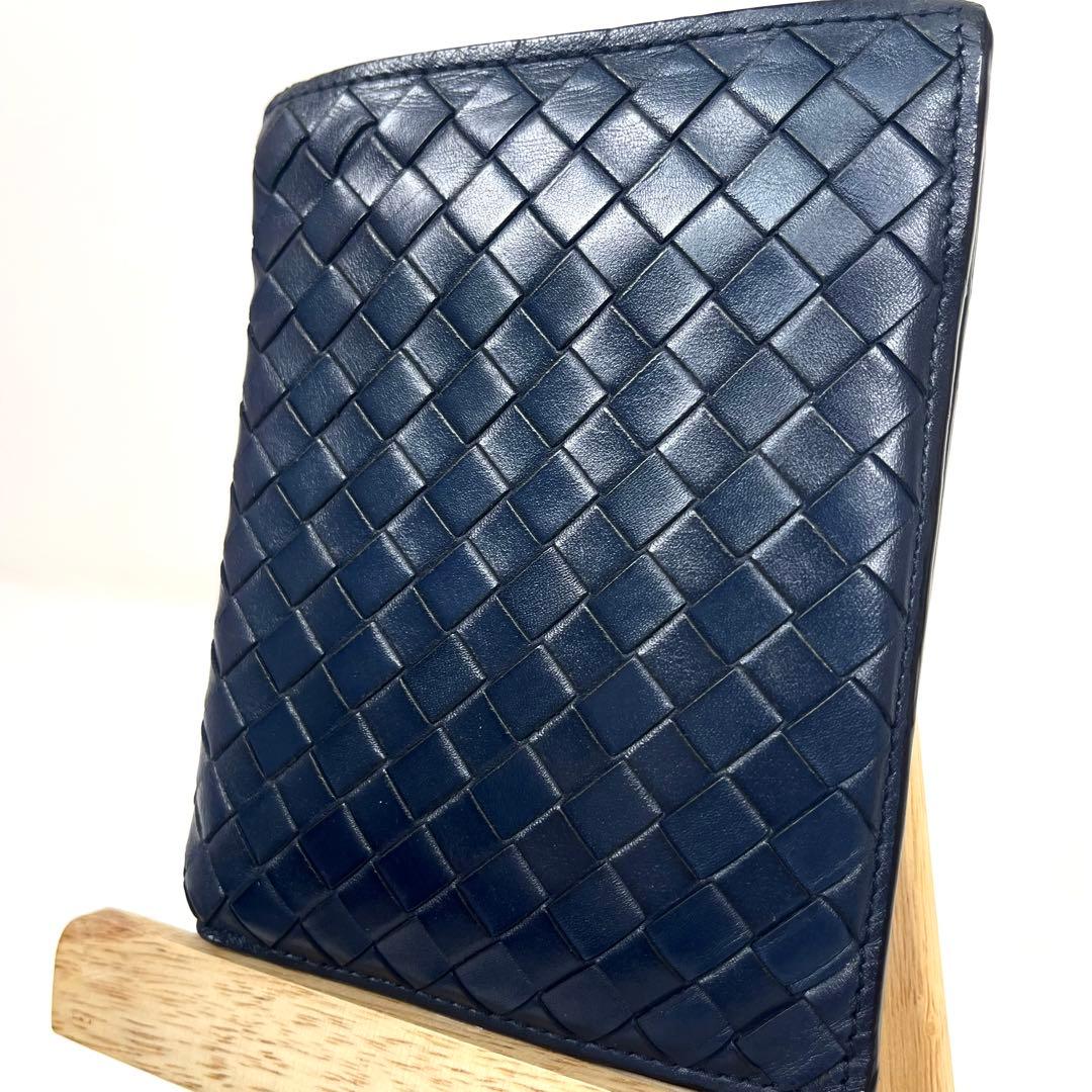 ボッテガヴェネタ　二つ折り財布　イントレチャート　コンパクト　レザー　付属付き