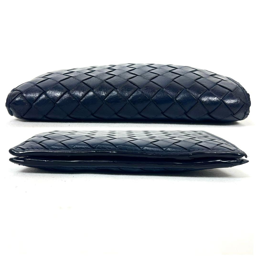 ボッテガヴェネタ　二つ折り財布　イントレチャート　コンパクト　レザー　付属付き