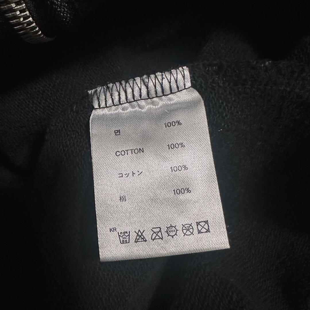 OY モザイクオードリーフーディージップアップ ブラック S