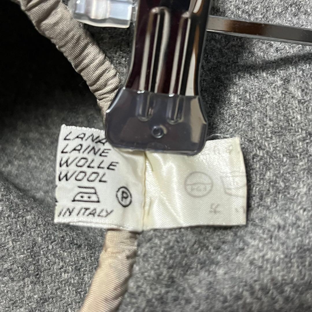 美品 ヘルノ HERNO イタリアウール テーラード ジャケット 44 グレー