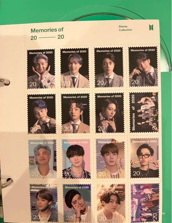 BTS Memories 2020 DVD トレカ(ジョングク JK)