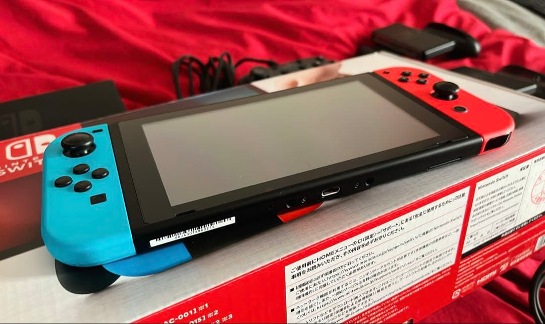 Nintendo Switch 本体とソフト5本セット 付属品あり