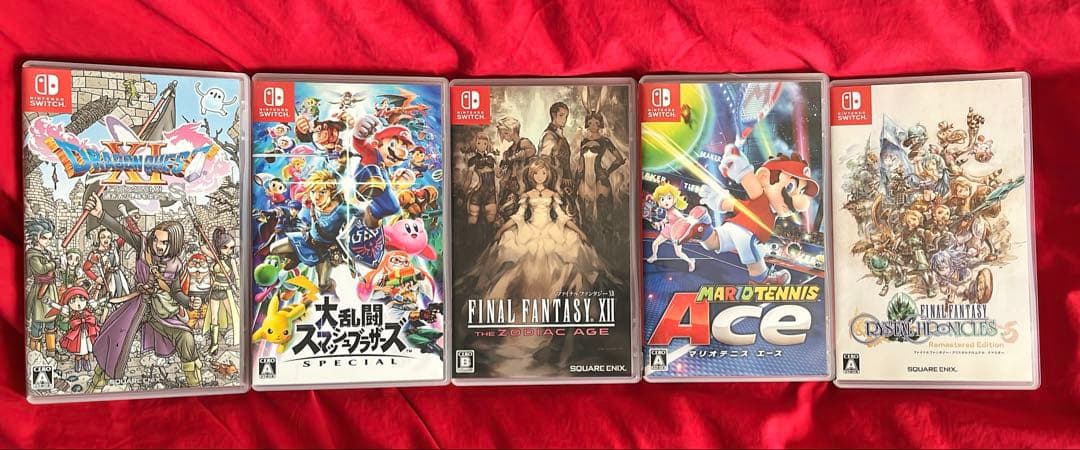 Nintendo Switch 本体とソフト5本セット 付属品あり