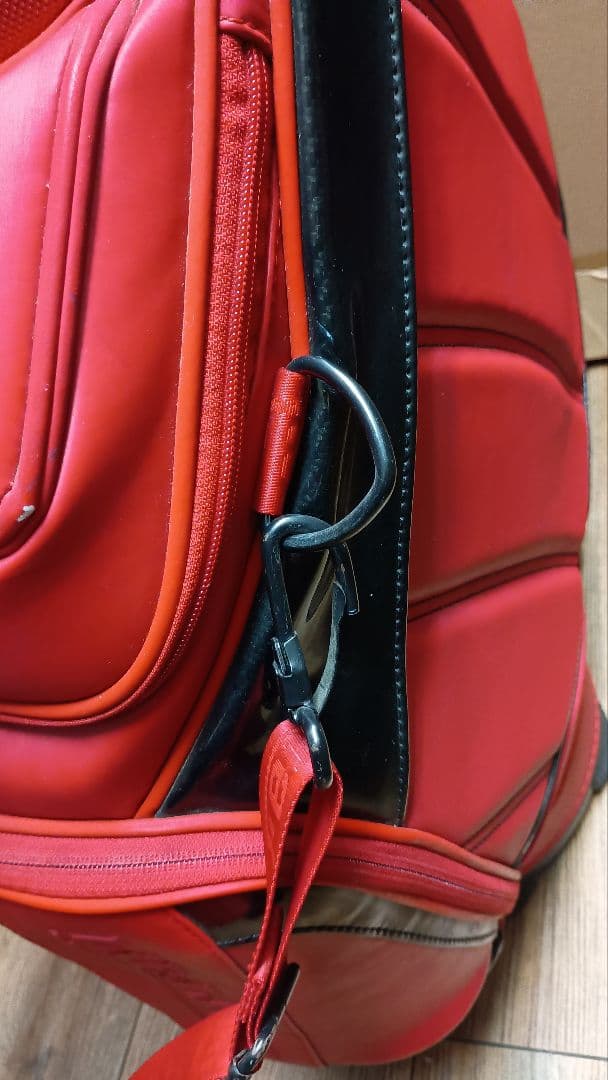 【希少】フェラーリ キャディバッグ ゴルフバッグ レッド カート型 5分割