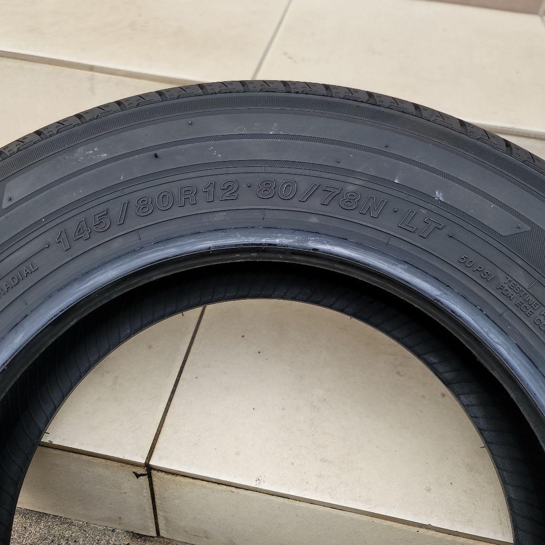 ヨコハマ　145/80R12 タイヤ4本　2025年10月製造