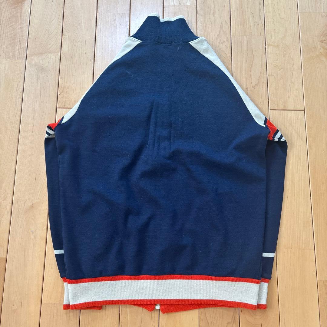 野*肩様 新春値下げ PUMA プーマ ジップアップジャケット 紺/クリーム/橙