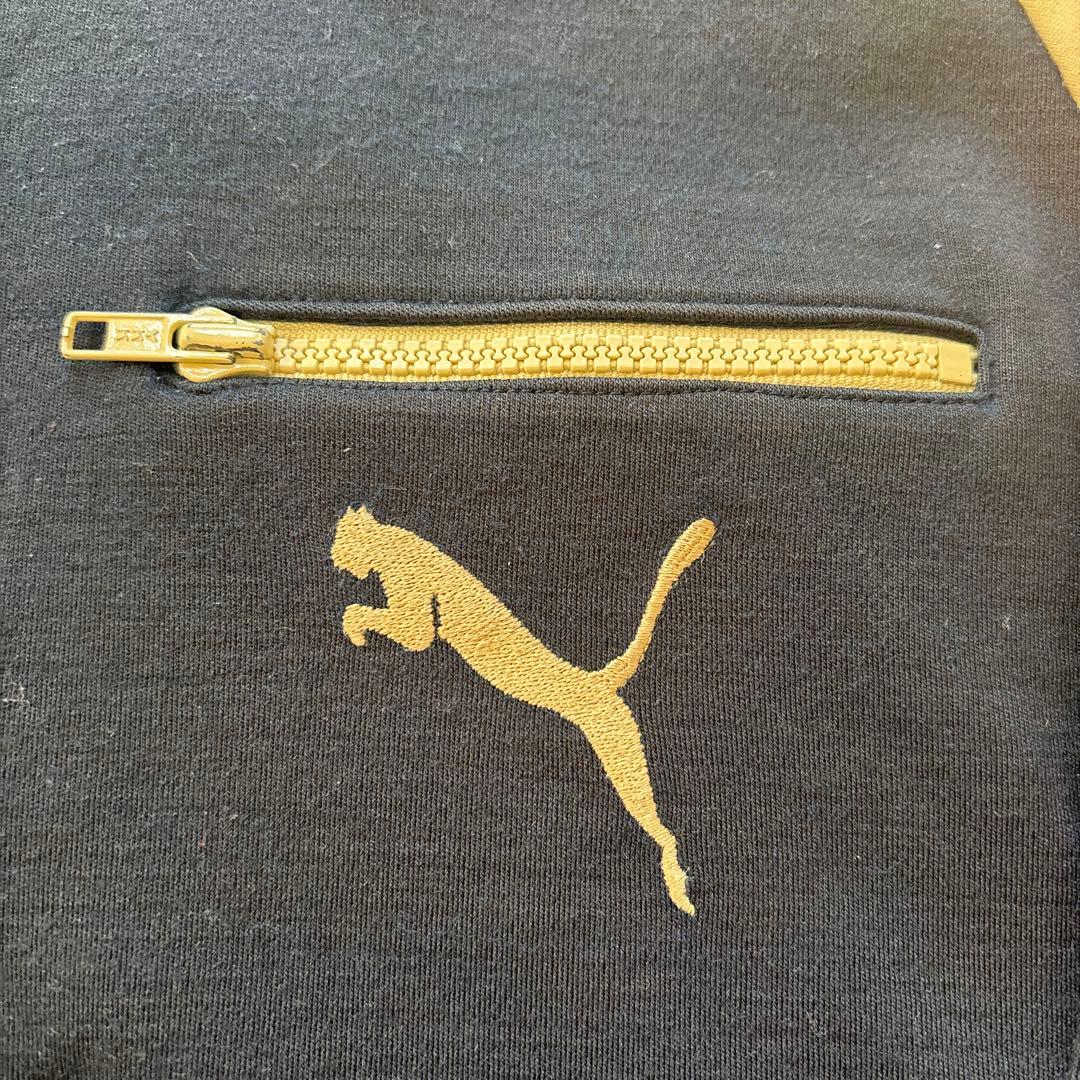 野*肩様 新春値下げ PUMA プーマ ジップアップジャケット 紺/クリーム/橙